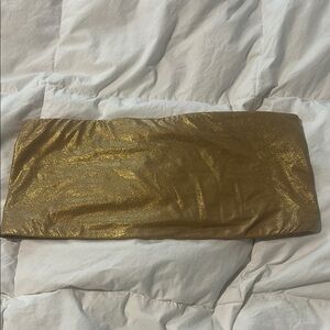 SKIMS Gold Shimmer Fits Everybody Bandeau XL